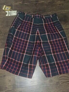 5/$10 🌞 Vintage Scottish Wool Plaid Shorts